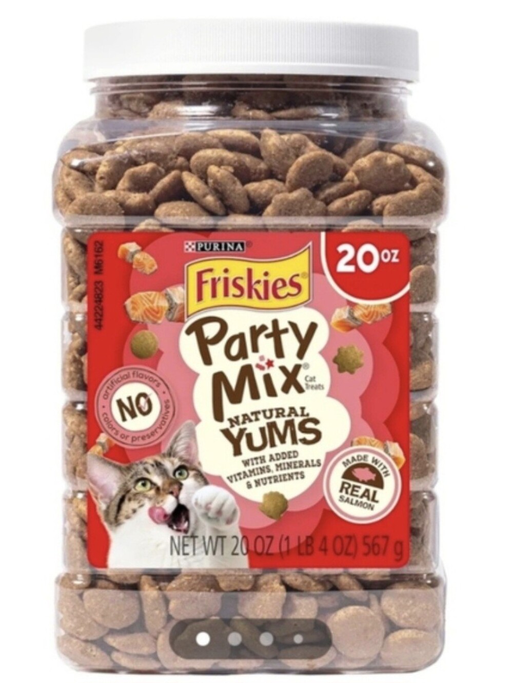 Friskies Salmon Cat Treats Party Mix- 20oz